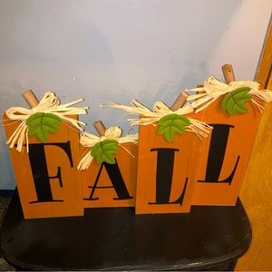 Fall Wood Pumpkins